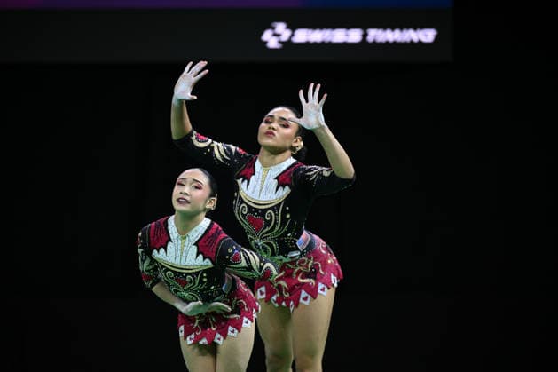 IPA89041394 - NOBLE Willow PADIOS Sydney (USA) at the 30th World Acrobatic Gymnastics Championships in Pesaro, Italy, on September 27, 2026  Copyright: xFilippoxTomasi IPAxSportx xx IPA89041394