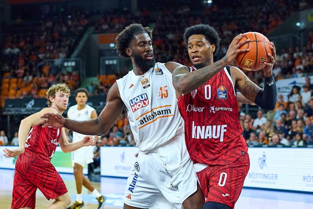 GER, Ratiopharm Ulm vs. Wuerzburg Baskets, Basketball, 1st Bundesliga, Matchday 3, 2026–2027 Season, September 27, 2026, Germany, Ratiopharm Ulm vs. Würzburg Baskets, Basketball, 1st Bundesliga, Matchday 3, 2026–2027 Season, September 27, 2026, Neu Ulm Copyright: xEibner-Pressefoto GeraldxOelze-dexStoppanyx EP_ODS