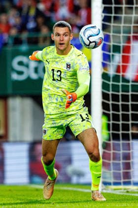 VIENNA, AUSTRIA - 27 SEPTEMBER 2026: Image shows Jungwirth Lukas (Austria, 13) during UEFA Nations League 2026 27 League B, Group B3, Matchday 2: Austria vs Kosovo at Ernst-Happel-Stadion on 27 09 2026 in Vienna, Austria. Austria Copyright: xFröhlichxPascalx