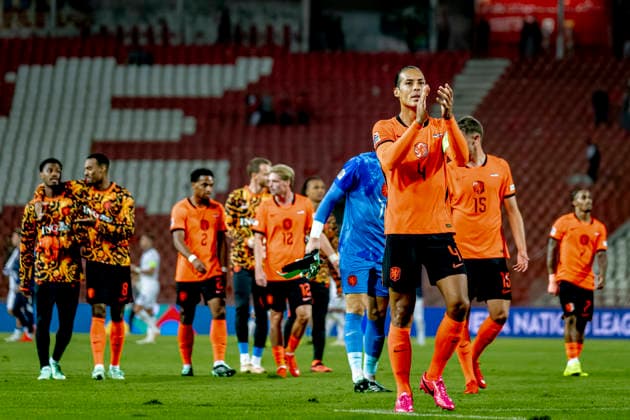 BELGRADE: Netherlands defender Virgil van Dijk during the UEFA Nations League match between Serbia and the Netherlands at Rajko Mitic Stadium on September 27, 2026, in Belgrade, Serbia. Photo by DeFodi Images