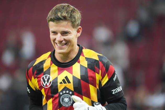 Goalie Finn Dahmen, Germany, Augsburg, September 27, 2026, Germany vs. Greece, UEFA Nations League, WWK Arena, Matchday 2