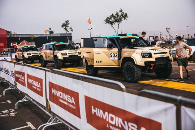 W2RC - RALLYE DU MAROC 2026 502 BACIUSKA Rokas (ltu), VIDAL Oriol (esp), Defender Dakar D7X-R, Defender Rally, FIA W2RC, STK STK, ambiance during the Scrutineering of the Rallye du Maroc 2026, 4th round of the 2026 WR2C Championship from September 26 to 27, 2026 in Agadir, Morocco - AgadirMorocco Copyright: xDamienxSaulnierx