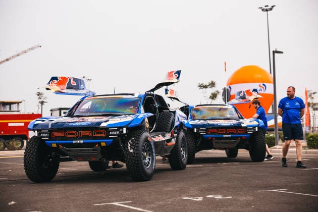 W2RC - RALLYE DU MAROC 2026 227 ROMA Nani (esp), HARO Alex (esp), Ford Raptor, Ford Racing, FIA W2RC, ULT T1+, ambiance during the Scrutineering of the Rallye du Maroc 2026, 4th round of the 2026 WR2C Championship from September 26 to 27, 2026 in Agadir, Morocco - AgadirMorocco  Copyright: xDamienxSaulnierx