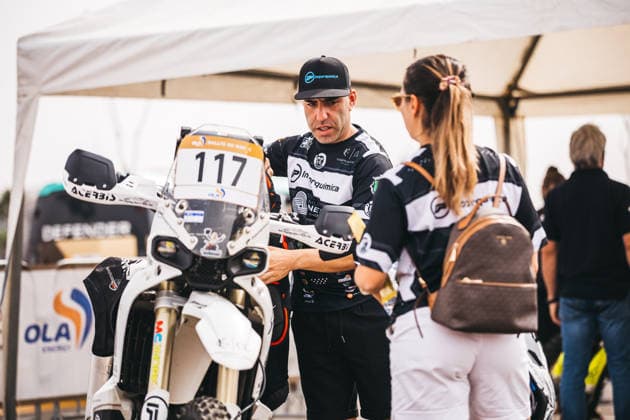 W2RC - RALLYE DU MAROC 2026 SANTOS Tiago (por), Tiago Santos 76, Kove 450 Rally, FIM W2RC, Rally 2, portrait during the Scrutineering of the Rallye du Maroc 2026, 4th round of the 2026 WR2C Championship from September 26 to 27, 2026 in Agadir, Morocco - AgadirMorocco  Copyright: xDamienxSaulnierx