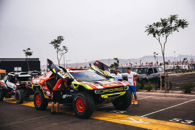 W2RC - RALLYE DU MAROC 2026 221 PROKOP Martin (cze), CHYTKA Viktor (cze), Ford Raptor, Orlen Jipocar Team, FIA W2RC, ULT T1+, ambiance during the Scrutineering of the Rallye du Maroc 2026, 4th round of the 2026 WR2C Championship from September 26 to 27, 2026 in Agadir, Morocco - AgadirMorocco  Copyright: xDamienxSaulnierx