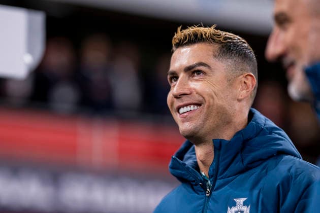 260927 Cristiano Ronaldo of Portugal ahead of the Nations League soccer match between Norway and Portugal on September 27, 2026, in Oslo. Photo: Marius Simensen, BILDBYRAN COP 238 VG1010 bbeng soccer soccer soccer soccer Nations League international match Norway Portugal  Copyright: MARIUSxSIMENSEN BB260927ZP021