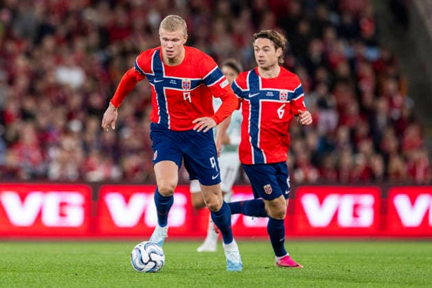 September 27, 2026: Erling Braut Haaland of Norway during the Nations League soccer match between Norway and Portugal on September 27, 2026 in Oslo. Photo by Vegard Grott, BILDBYRAN. Code: VG VG1010 bbeng soccer football fotball Nations League international match Norway Portugal  Copyright: VEGARDxGRoTT BB260927VG019