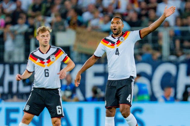 Nations League, Group A, Matchday 2, Germany vs. Greece on September 27, 2026, at the WWK Arena in Augsburg Jonathan Tah (Germany) Joshua Kimmich (Germany) Copyright: xBahhoxKarax