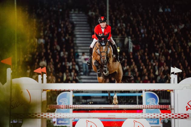 EQUESTRIAN - GCT, GP Vienna VIENNA,AUSTRIA,27.SEP.26 - EQUESTRIAN - Global Champions Tour, Grand Prix of Vienna. Image shows Bianca Babanitz (AUT) on I Will Be Famous.  GEPAxpictures xAlexanderxSolc