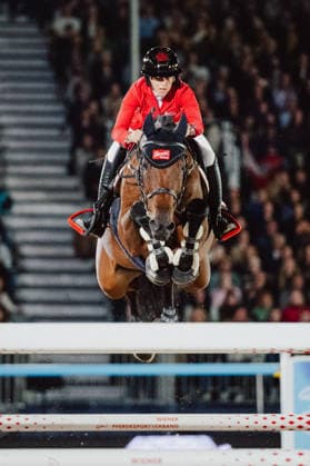EQUESTRIAN - GCT, GP Vienna VIENNA,AUSTRIA,27.SEP.26 - EQUESTRIAN - Global Champions Tour, Grand Prix of Vienna. Image shows Bianca Babanitz (AUT) on I Will Be Famous.  GEPAxpictures xAlexanderxSolc