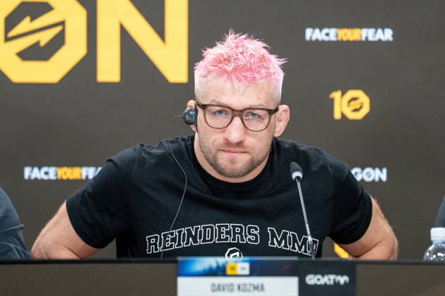 Germany OKTAGON 94, September 26, 2026, Deutsche Bank Park, Frankfurt, David Kozma at the press conference in Frankfurt, Germany Copyright: xMijoxLubecx