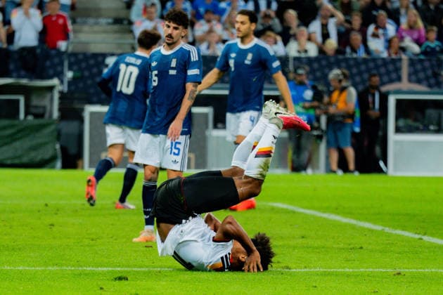 Nations League, Group A, Matchday 2, Germany vs. Greece on September 27, 2026, at the WWK Arena in Augsburg; Karim Adeyemi, Germany Copyright: xBahhoxKarax