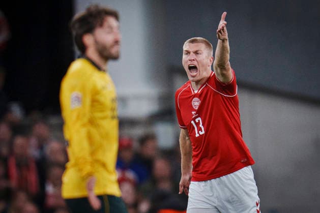 Nations League: Denmark vs. Wales. Denmark s Rasmus Nissen Kristensen during the Nations League match between Denmark and Wales at Parken on Sunday, September 27, 2026. Photo by Liselotte Sabroe, Ritzau Scanpix, Copenhagen, Denmark  Copyright: Ritzau Scanpix LiselottexSabroex spdk20260927-212606-L