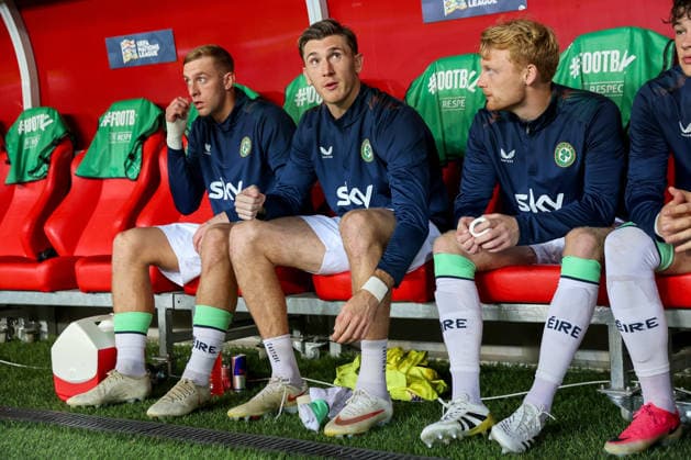 UEFA Nations League Group Stage, Nagyerdei Stadion, Debrecen, Hungary 27 9 2026 Israel vs Republic of Ireland Ireland s Jimmy Dunne ahead of the match Jimmy Dunne ahead of the match 27 9 2026  Copyright: xx RB3_6845