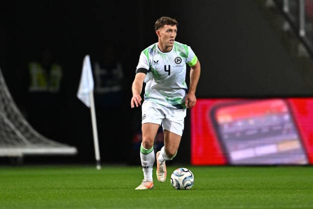 IPA89044745 - Dara O Shea (Ireland) during the Nations League phase, Matchday 2 between Israel and Ireland on September 27, 2026, at the Puskas Arena in Budapest, Hungary  Copyright: xVincenzoxOrlando IPAxSportx xx IPA89044745