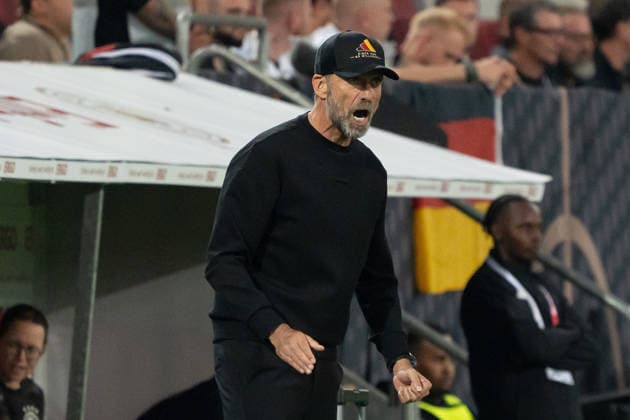 Jürgen Klopp, Germany, National Team Coach, facial expressions, gestures, signals, GER, Germany vs. Greece, soccer, men s, UEFA Nations League, 2026–2027 season, September 27, 2026, GER, Germany vs. Greece, soccer, men’s, UEFA Nations League, 2026–2027 season, September 27, 2026, Augsburg Copyright: xEibner-Pressefoto EdwardxCheungx EP_ECG