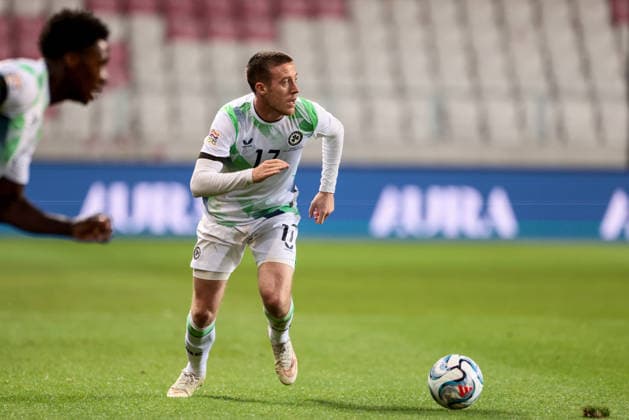 UEFA Nations League Group Stage, Nagyerdei Stadion, Debrecen, Hungary 27 9 2026 Israel vs Republic of Ireland Ireland s Jack Moylan Jack Moylan 27 9 2026  Copyright: xx 0NIK3839