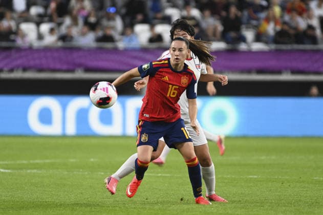SOCCER - FIFA World Cup, WM, Weltmeisterschaft, Fussball - FIFA WORLD CUP - U-20 Women? - Spain vs. DPR Korea Photo by IPA ABACAPRESS.COM89040694 - Rosalia Dominquez (ESP) and Ye Gyong Ri (PRK) during the FIFA U-20 Women s World Cup final between Spain and North Korea, held in Lodz, Poland, on September 27, 2026 Lodz Poland  Copyright: xIPAxSport ABACAx