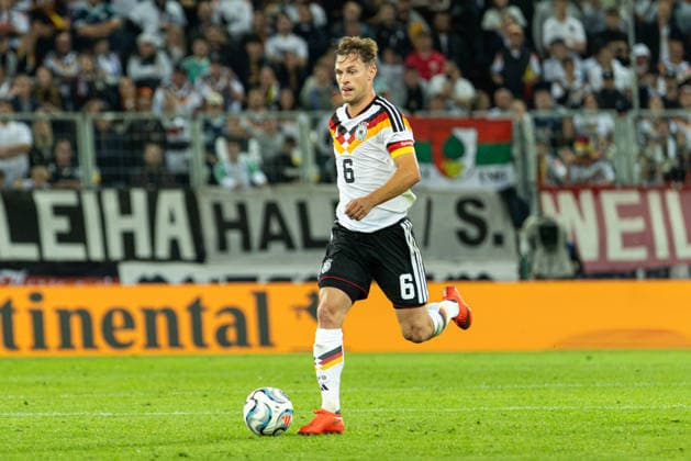 Germany vs. Greece, UEFA Nations League, Matchday 2, 2026–27 Season, WWK Arena, Augsburg; Joshua Kimmich, Germany, 6 on the ball, Augsburg WWK Arena, Bayern, Germany Copyright: xBenedictxChristx
