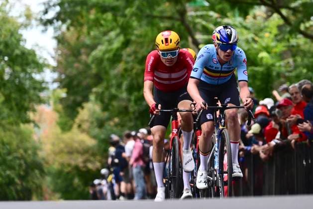 UCI 2026 Road World Championship, WM, Weltmeisterschaft Montreal 27 09 2026 MONTREAL, CANADA - SEPTEMBER 27 : Van Gils Maxim (BEL) during the Men Elite cycling road race of the 2026 UCI Road World Championships 93th edition an UCI World Championships cycling race of 273.4 km with start in Montreal and finish in Montreal on September 27, 2026 in Montreal, Canada, 27 09 2026 Montreal Canada  Copyright: xPeterxDexVoechtx