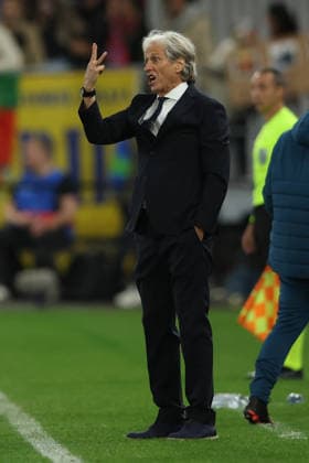 Oslo 27 September 2026: Jorge Jesus, manager of Portugal national team, Nationalteam reacts during the UEFA Nations League match between Norway and Portugal at Ullevaal Stadion on September 27, 2026 in Oslo, Norway. Norway national team vs. Portugal national team - UEFA Nations League 2026 2027 Copyright: xx