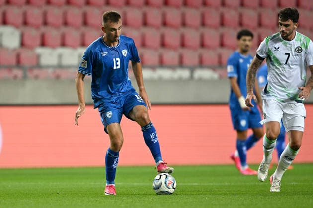 IPA89045663 - Nikita Stoinov (Israel) during the Nations League group stage, Matchday 2 between Israel and Ireland on September 27, 2026, at the Puskas Arena in Budapest, Hungary  Copyright: xVincenzoxOrlando IPAxSportx xx IPA89045663