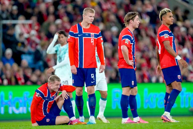 Soccer, Nations League Norway vs. Portugal, Nations League Oslo 20260927 Norway s Erling Braut Haaland during the international soccer match between Norway and Portugal in the Nations League. Photo by Cornelius Poppe, NTB, Oslo, Norway. EDITORIAL USE ONLY. RESTRICTED USE FOR BETTING COMPANIES  Copyright: xCorneliusxPoppex xNTBx