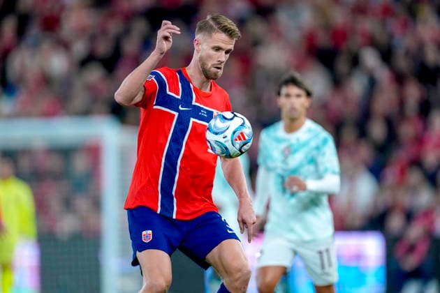 Soccer, Nations League Norway vs. Portugal, Nations League Oslo 20260927 Norway s Kristoffer Ajer during the international soccer match between Norway and Portugal in the Nations League. Photo by Cornelius Poppe, NTB, Oslo, Norway. EDITORIAL USE ONLY. RESTRICTED USE FOR BETTING COMPANIES  Copyright: xCorneliusxPoppex xNTBx