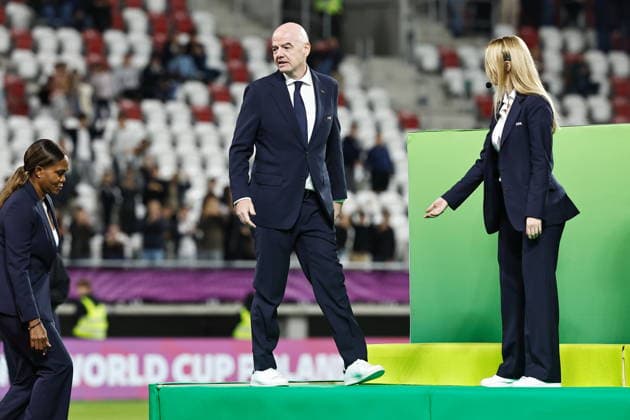 Gianni Infantino (FIFA), SEPTEMBER 27, 2026 - Football Soccer : FIFA U-20 Women s World Cup Poland 2026 Final match between Under-20 Spain - Under-20 DPR Korea at the Stadion Miejski LKS Lodz in Lodz, Poland. Noxthirdxpartyxsales  aflo_351469562 MutsuxKawamorix