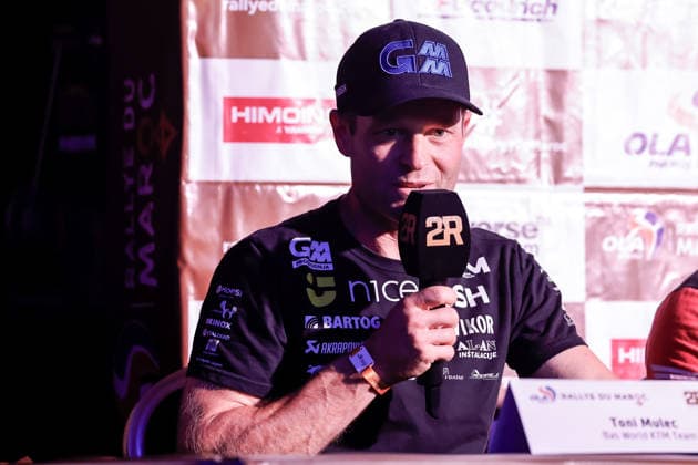 W2RC - RALLYE DU MAROC 2026 MULEC Toni (slo), BAS World KTM Team, KTM 450 Rally Factory, FIM W2RC, Rally 2, portrait press conference, PK, Pressekonferenz de presse, press conference during the General Briefing of the Rallye du Maroc 2026, 4th round of the 2026 WR2C Championship from September 27, 2026 in Agadir, Morocco - AgadirMorocco  Copyright: xPauloxMariax