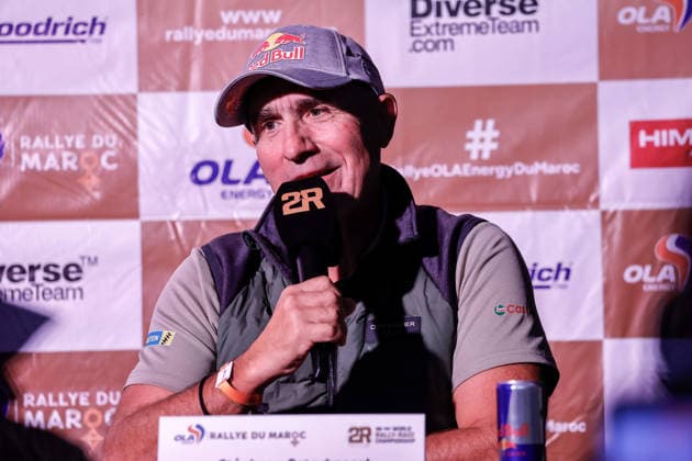 W2RC - RALLYE DU MAROC 2026 PETERHANSEL Stà phane (fra), Defender Dakar D7X-R, Defender Rally, FIA W2RC, STK STK, action, portrait press conference, PK, Pressekonferenz de presse, press conference during the General Briefing of the Rallye du Maroc 2026, 4th round of the 2026 WR2C Championship from September 27, 2026 in Agadir, Morocco - AgadirMorocco Copyright: xPauloxMariax