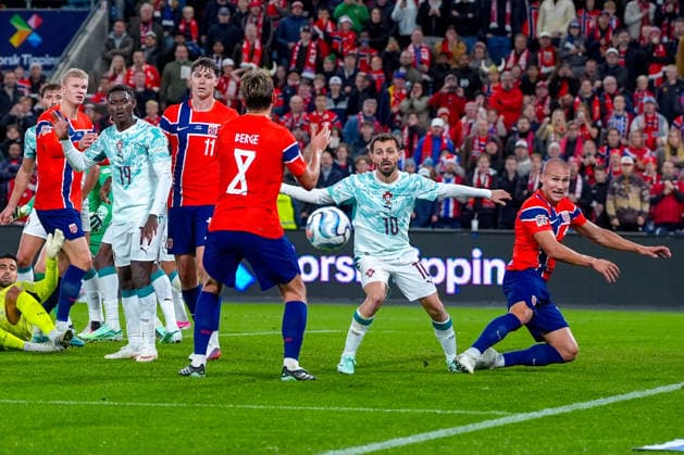Soccer, Nations League Norway vs. Portugal, Nations League Oslo 20260927 The international soccer match between Norway and Portugal in the Nations League. Photo: Lise Aserud, NTB, Oslo, Norway. EDITORIAL USE ONLY. RESTRICTED USE FOR BETTING COMPANIES  Copyright: xLisexAserudx xNTBx