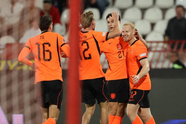 SERBIA vs NETHERLANDS MEXX MEERDINK football Serbia vs Netherlands UEFA Nations league match at Rajko Mitic stadium , Belgrade 27.09.2026 Foto: FOOTBALL, SERBIA, NETHERLANDS, UEFA NATIONS LEAGUE Beograd Rajko Mitic stadium Serbia Copyright: xMarkoxMetlas xMNxPressx