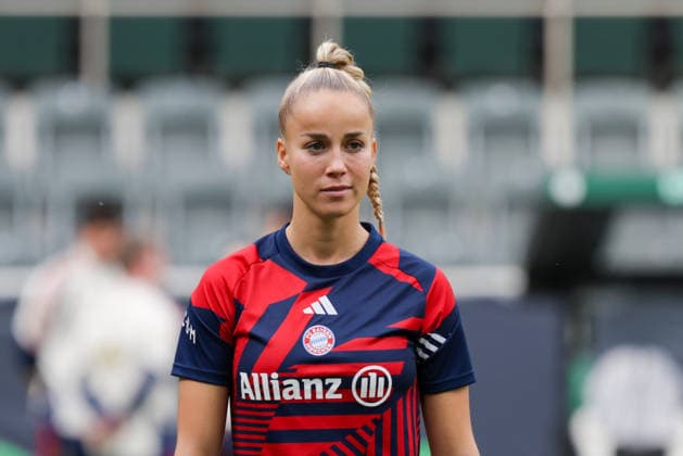 September 27, 2026, xgrfx, Women s DFB Cup First Round, Borussia Mönchengladbach vs. FC Bayern Munich, Giulia Gwinn, FC Bayern Munich vs. Mönchengladbach
