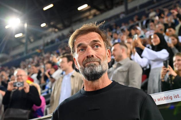 German National Team Coach Juergen KLOPP GER, single frame, cropped image, portrait, soccer Nations League group stage, Group B, Matchday 2: Germany (GER) vs. Greece (GRE) 0–1, on September 27, 2026, WWK Arena Augsburg