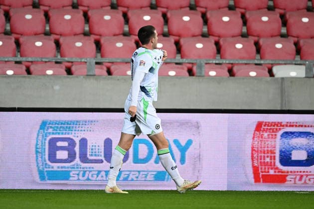 SOCCER - UEFA Nations League - Israel vs. Republic of Ireland Photo by IPA ABACAPRESS.COM89045646 - Jack Moylan (Ireland) celebrates a goal during the Nations League, Matchday 2 between Israel and Ireland on September 27, 2026, at the Puskas Arena in Budapest, Hungary Debrecen Hungary  Copyright: xIPAxSport ABACAx