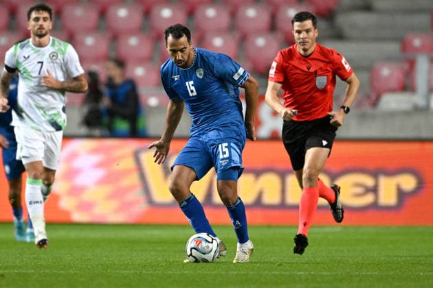 SOCCER - UEFA Nations League - Israel vs. Republic of Ireland Photo by IPA ABACAPRESS.COM89046931 - Eliel Peretz (Israel) during the Nations League phase, Matchday 2 between Israel and Ireland on September 27, 2026, at the Puskas Arena in Budapest, Hungary Debrecen Hungary  Copyright: xIPAxSport ABACAx