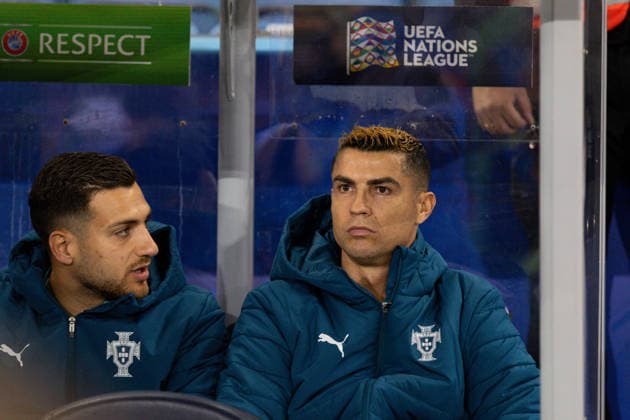 OSLO, NORWAY - SEPTEMBER 27: Cristiano Ronaldo of Portugal are seen before the UEFA Nations League match between Norway and Portugal at Ullevaal Stadion on September 27, 2026 in Oslo, Norway. (Photo by Ane Frosaker Sports Press Photo) Copyright: xAnexFrosakerx xSPPx Sportspressphoto_SPR241608