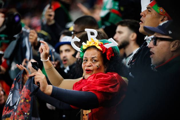 Norway v Portugal, UEFA Nations League, Oslo, Norway Oslo, Norway. 27th, September 2026. Football fans of Portugal seen on the stands at the UEFA Nations League match between Norway and Portugal at Ullevaal Stadion in Oslo. Norway, Oslo, Ullevaal Stadion Copyright: xGonzalesxPhoto KetilxMartinsenx