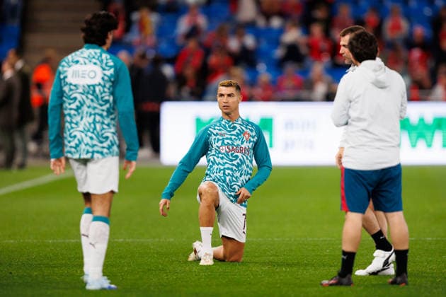 Norway v Portugal, UEFA Nations League, Oslo, Norway Oslo, Norway. 27th, September 2026. Cristiano Ronaldo (7) of Portugal seen warming up for the UEFA Nations League match between Norway and Portugal at Ullevaal Stadion in Oslo. Norway, Oslo, Ullevaal Stadion Copyright: xGonzalesxPhoto KetilxMartinsenx
