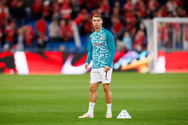 Norway v Portugal, UEFA Nations League, Oslo, Norway Oslo, Norway. 27th, September 2026. Cristiano Ronaldo (7) of Portugal seen warming up for the UEFA Nations League match between Norway and Portugal at Ullevaal Stadion in Oslo. Norway, Oslo, Ullevaal Stadion Copyright: xGonzalesxPhoto KetilxMartinsenx
