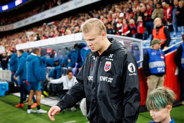 Norway v Portugal, UEFA Nations League, Oslo, Norway Oslo, Norway. 27th, September 2026. Erling Haaland of Norway seen during the UEFA Nations League match between Norway and Portugal at Ullevaal Stadion in Oslo. Norway, Oslo, Ullevaal Stadion Copyright: xGonzalesxPhoto KetilxMartinsenx