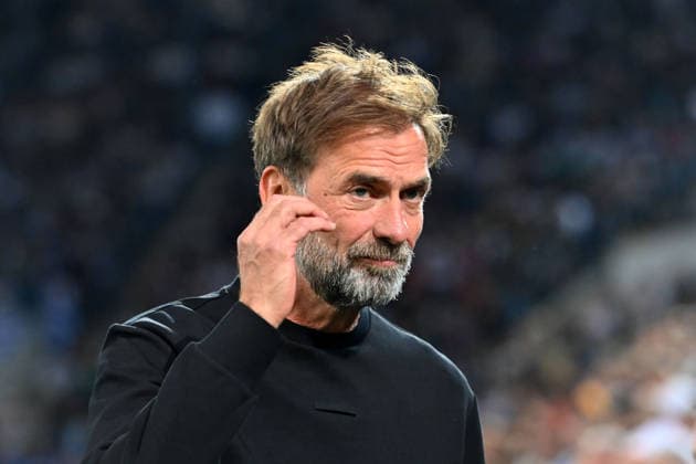German National Team Coach Juergen KLOPP GER, gesturing, skeptical, single frame, cropped close-up, portrait, soccer Nations League group stage, Group B, Matchday 2: Germany (GER) vs. Greece (GRE) 0–1 on September 27, 2026, WWK ARENA AUGSBURG