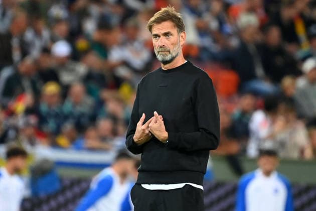 German National Team Coach Juergen KLOPP (GER), single frame, cropped image, half-length shot, soccer Nations League group stage, Group B, Matchday 2: Germany (GER) vs. Greece (GRE) 0–1 on September 27, 2026, WWK ARENA AUGSBURG
