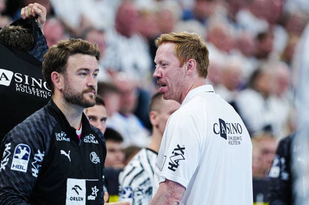 Borge Lund, THW Kiel, Coach (GER), THW Kiel vs. SG Flensburg Handewitt, Handball, 1st Bundesliga, Matchday 6, 2026–2027 Season, September 26, 2026 GER, THW Kiel vs. SG Flensburg Handewitt, Handball, 1st Bundesliga, Matchday 6, 2026–2027 Season, September 26, 2026 Kiel Copyright: xEibner-Pressefoto MarcelxvonxFehrnx EP_MFN
