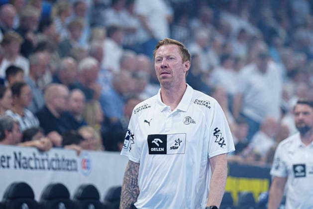 Borge Lund, THW Kiel, Coach (GER), THW Kiel vs. SG Flensburg Handewitt, Handball, 1st Bundesliga, Matchday 6, 2026–2027 Season, September 26, 2026 GER, THW Kiel vs. SG Flensburg Handewitt, Handball, 1st Bundesliga, Matchday 6, 2026–2027 Season, September 26, 2026 Kiel Copyright: xEibner-Pressefoto MarcelxvonxFehrnx EP_MFN