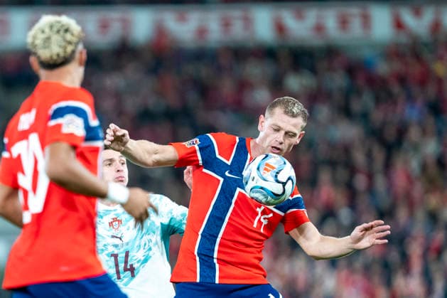 Soccer, Nations League: Norway vs. Portugal, Nations League, Oslo, September 27, 2026. Norway s Julian Ryerson during the international soccer match between Norway and Portugal in the Nations League. Photo by Cornelius Poppe, NTB, Oslo, Norway. EDITORIAL USE ONLY. RESTRICTED USE FOR BETTING COMPANIES. Copyright: xCorneliusxPoppex xNTBx