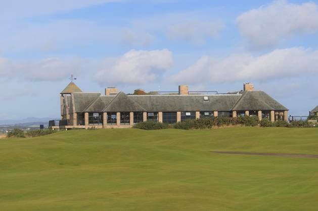 28th September 2026; The Old Course, St Andrews Links, St Andrews, Scotland; DP World Tour Golf, Alfred Dunhill Links Championship, Practice Day; The Links clubhouse DavidxYoung