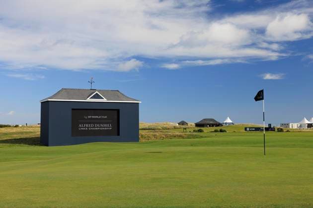 28th September 2026; The Old Course, St Andrews Links, St Andrews, Scotland; DP World Tour Golf, Alfred Dunhill Links Championship, Practice Day; The Links clubhouse at the Old Course, St Andrews during a practice round DavidxYoung