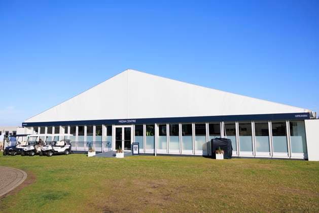 28th September 2026; The Old Course, St Andrews Links, St Andrews, Scotland; DP World Tour Golf, Alfred Dunhill Links Championship, Practice Day; The Media Centre DavidxYoung